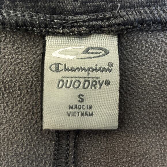 Vtg Champion Duo Dry Jacket Womens Small Gray Cowl Neck Angle Zip Jersey Shacket - Picture 4 of 8